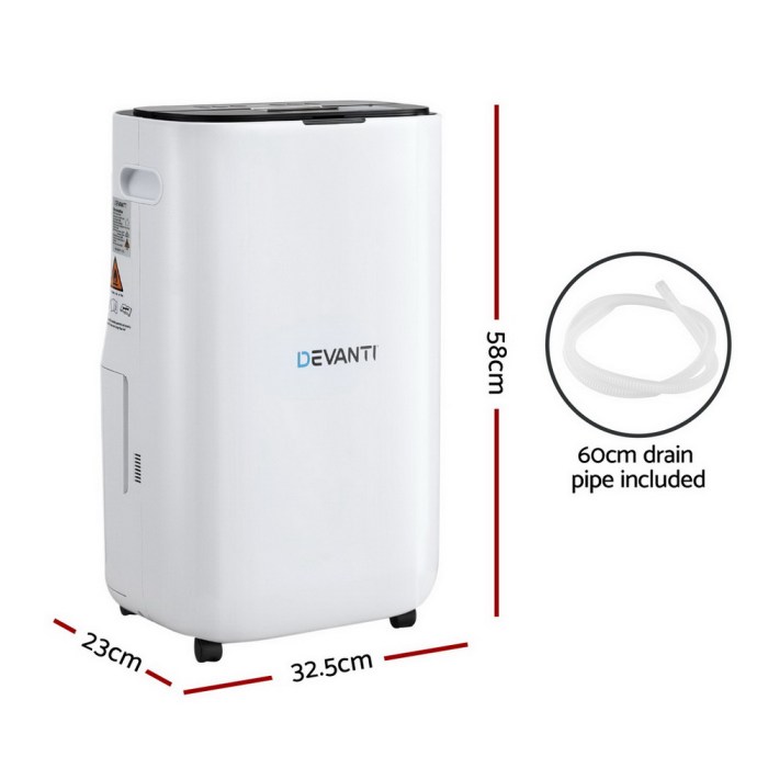 devanti dehumidifier 20l air purifier white devanti dehumidifier 20l air purifier white