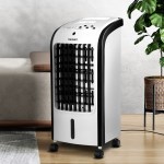 devanti evaporative air cooler conditioner 4l Portable air conditioner in modern room setup.