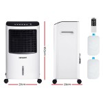 devanti evaporative air cooler conditioner 8l