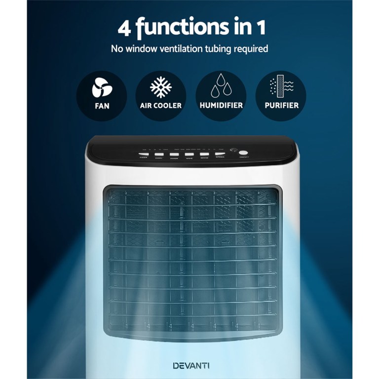 devanti evaporative air cooler conditioner 8l
