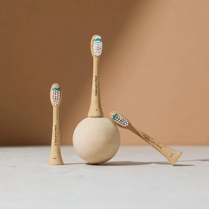eco friendly replacement brush heads
