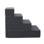 i.pet dog ramp foam dog cover stairs portable cat ladder for sofa bed 4 steps