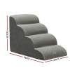 i.pet dog ramp steps foam 4 tier pet stairs for bed sofa car portable indoor i.pet dog ramp steps foam 4 tier pet stairs for bed sofa car portable indoor