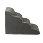 i.pet dog ramp steps foam 4 tier pet stairs for bed sofa car portable indoor i.pet dog ramp steps foam 4 tier pet stairs for bed sofa car portable indoor