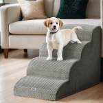i.pet dog ramp steps foam 4 tier pet stairs for bed sofa car portable indoor i.pet dog ramp steps foam 4 tier pet stairs for bed sofa car portable indoor