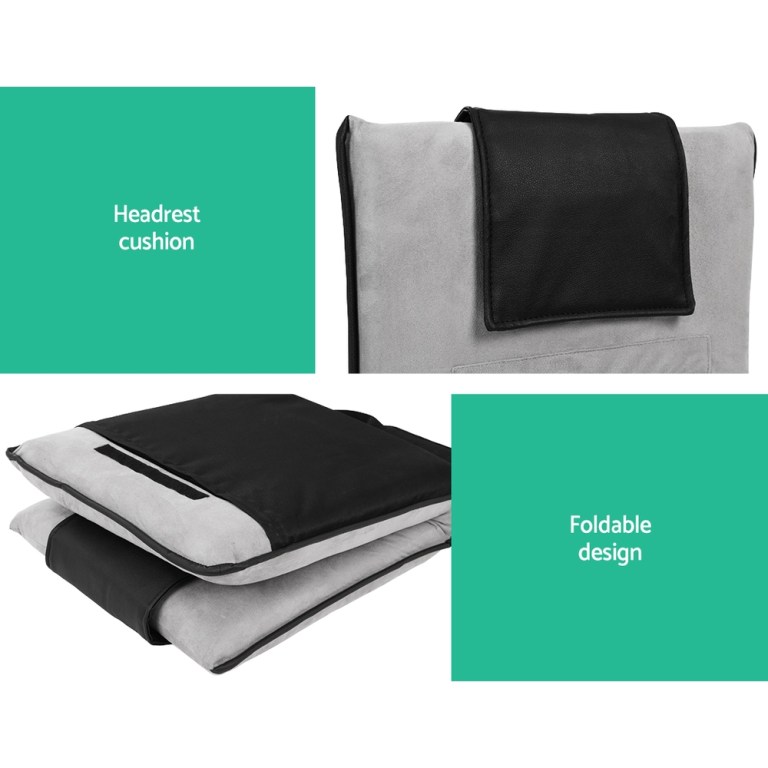artiss 2x floor lounge sofa bed floor cushion velvet grey artiss 2x floor lounge sofa bed floor cushion velvet grey