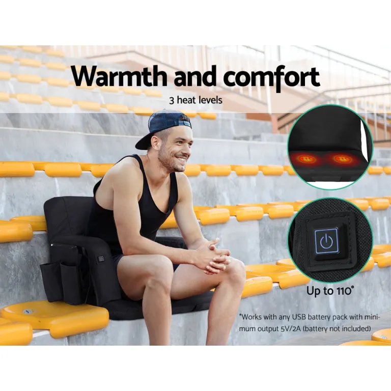 artiss 2x floor lounge sofa bed with armrest heated cushion artiss 2x floor lounge sofa bed with armrest heated cushion