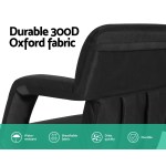 artiss 2x floor lounge sofa bed with armrest heated cushion artiss 2x floor lounge sofa bed with armrest heated cushion