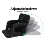 artiss 2x floor lounge sofa bed with armrest heated cushion artiss 2x floor lounge sofa bed with armrest heated cushion