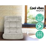 artiss 2x lounge sofa bed flannel fabric grey artiss 2x lounge sofa bed flannel fabric grey