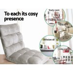 artiss 2x lounge sofa bed flannel fabric grey artiss 2x lounge sofa bed flannel fabric grey