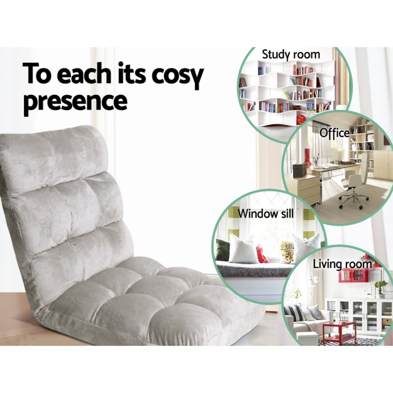 artiss 2x lounge sofa bed flannel fabric grey artiss 2x lounge sofa bed flannel fabric grey