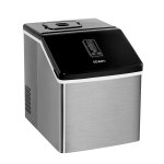 Stainless steel portable ice maker machine