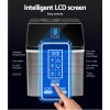 Ice maker with intelligent LCD screen and controls.