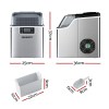 devanti ice maker machine commercial portable ice cube tray countertop 3.2l devanti ice maker machine commercial portable ice cube tray countertop 3.2l