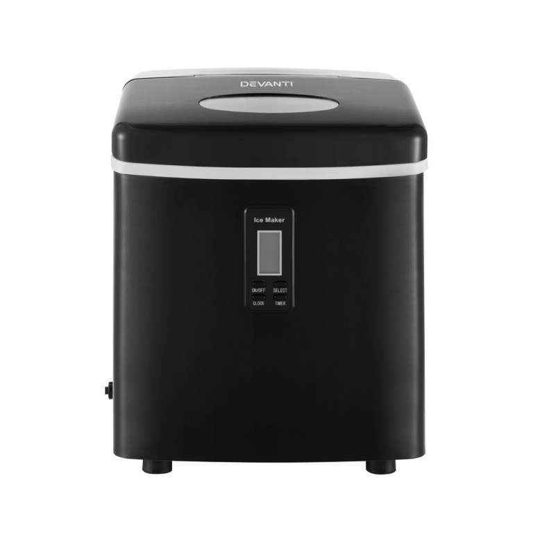 devanti 15kg ice maker machine black
