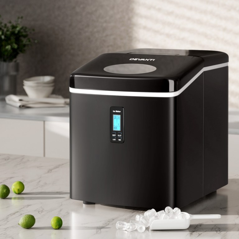 devanti 15kg ice maker machine black