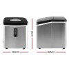 devanti 15kg ice maker machine silver devanti 15kg ice maker machine silver