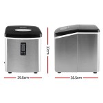 devanti 15kg ice maker machine silver devanti 15kg ice maker machine silver