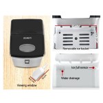 devanti 15kg ice maker machine silver devanti 15kg ice maker machine silver