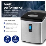 devanti 15kg ice maker machine silver devanti 15kg ice maker machine silver