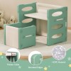 Kids' adjustable table and chair set with HDPE material.