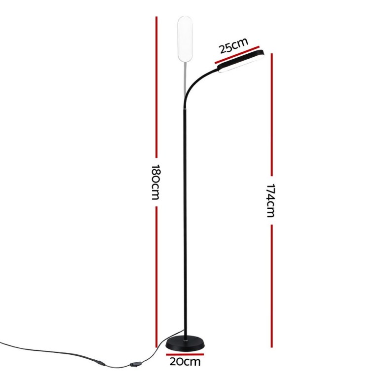 artiss led floor lamp with remote control & 4 color temperature reading living room bedroom office artiss led floor lamp with remote control & 4 color temperature reading living room bedroom office