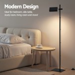 artiss led floor lamp, modern reading lamp 360~ rotating adjustable light head,12w standing lamp for living room, bedroom office artiss led floor lamp, modern reading lamp 360~ rotating adjustable light head,12w standing lamp for living room, bedroom office