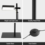 artiss led floor lamp, modern reading lamp 360~ rotating adjustable light head,12w standing lamp for living room, bedroom office artiss led floor lamp, modern reading lamp 360~ rotating adjustable light head,12w standing lamp for living room, bedroom office