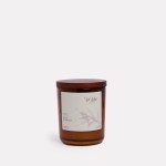 Wilde Aroma clove sandalwood candle with wooden lid.