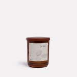 Wilde Aroma Tonka Bean candle with wooden lid.