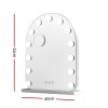 embellir makeup mirror 40x50cm dressing vanity led bulb light with 5x magnification white arch Illuminated vanity mirror with touch controls, 52cm x 40cm