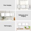 embellir trifold mirror makeup portable with height adjustable 3 way telescoping hook hair cutting styling Different mirror hanging styles in home interiors.