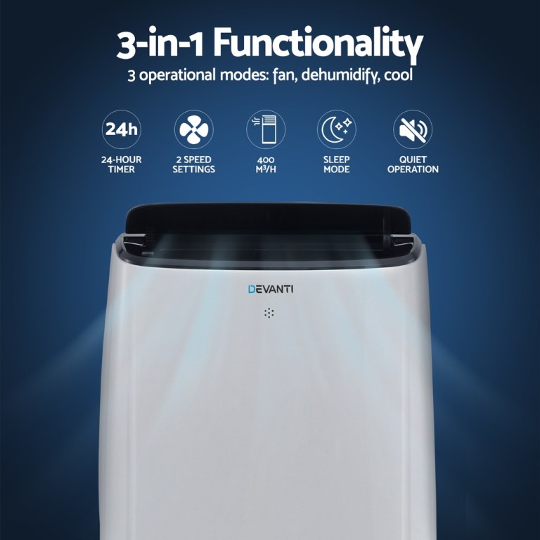 devanti portable air conditioner wifi 7000btu