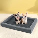 i.pet pet bed dog cat extra large calming soft sofa cushion egg crate washable grey i.pet pet bed dog cat extra large calming soft sofa cushion egg crate washable grey