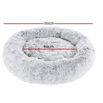 i.pet pet bed dog cat 110cm calming extra large soft plush light charcoal i.pet pet bed dog cat 110cm calming extra large soft plush light charcoal