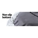 i.pet pet bed dog cat 110cm calming extra large soft plush light charcoal i.pet pet bed dog cat 110cm calming extra large soft plush light charcoal