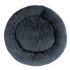 i.pet pet bed dog cat 110cm calming extra large soft plush dark grey