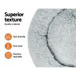 i.pet pet bed dog cat 110cm calming extra large soft plush light grey i.pet pet bed dog cat 110cm calming extra large soft plush light grey