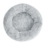 i.pet pet bed dog cat 90cm large calming soft plush light charcoal i.pet pet bed dog cat 90cm large calming soft plush light charcoal