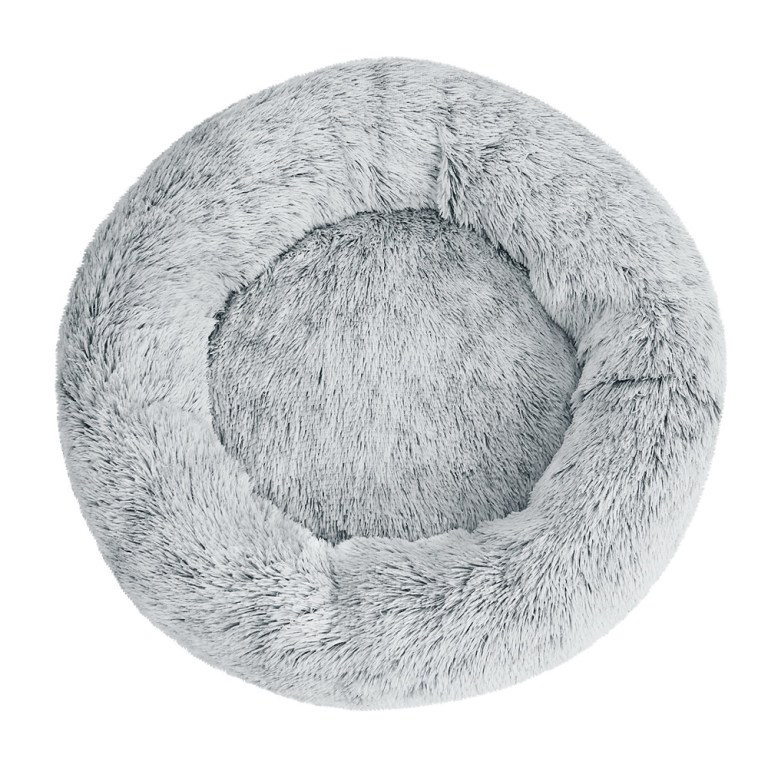 i.pet pet bed dog cat 90cm large calming soft plush light charcoal i.pet pet bed dog cat 90cm large calming soft plush light charcoal