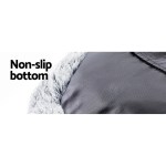 i.pet pet bed dog cat 90cm large calming soft plush light charcoal i.pet pet bed dog cat 90cm large calming soft plush light charcoal