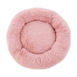 i.pet pet bed dog cat 90cm large calming soft plush pink