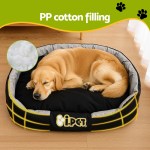 i.pet dog bed xxl large jumbo pet calming soft sofa cushion mat washable 130x90x26cm
