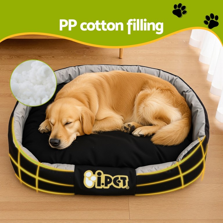 i.pet dog bed xxl large jumbo pet calming soft sofa cushion mat washable 130x90x26cm
