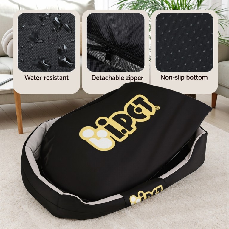 i.pet dog bed xxl large jumbo pet calming soft sofa cushion mat washable 130x90x26cm