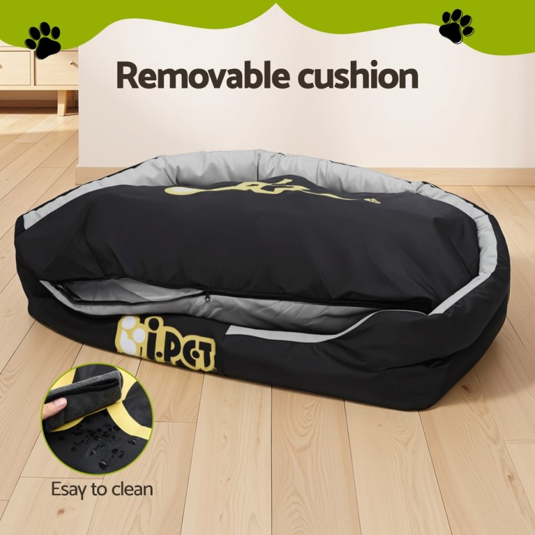 i.pet dog bed xxl large jumbo pet calming soft sofa cushion mat washable 130x90x26cm
