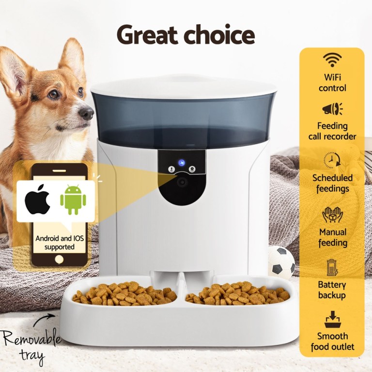 i.pet automatic pet feeder dog cat camera wifi smart food dispenser timer 7l app i.pet automatic pet feeder dog cat camera wifi smart food dispenser timer 7l app