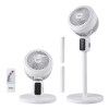 devanti pedestal fan w/ remote 3 speed 12h timer height adjustable cooling fan devanti pedestal fan w/ remote 3 speed 12h timer height adjustable cooling fan