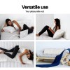 giselle bedding body support pillow bamboo cover Various comfortable resting positions on versatile furniture.